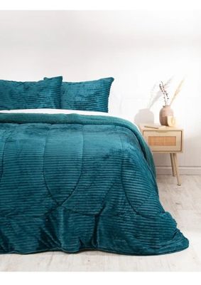 Imagen 1 del producto Plumón Mashini Coral Sherpa Super King. Petróleo 