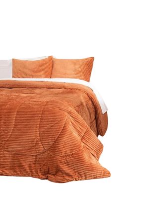 Plumón Mashini Coral Sherpa Super King. Cafe