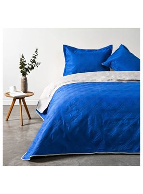 Quilt Cubrecamas King Temporada Primavera Af - Cannon Cobalto Arena