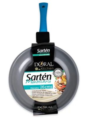 Sartén Fondo Titanio Aluminio Metalizado 26 Cm (2.5lt) Doral
