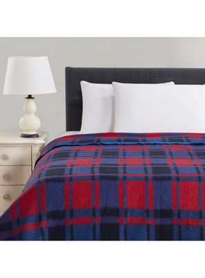 Frazada Térmica Illusions 1.5 Plaza 80% Algodón 160x210cm Azul