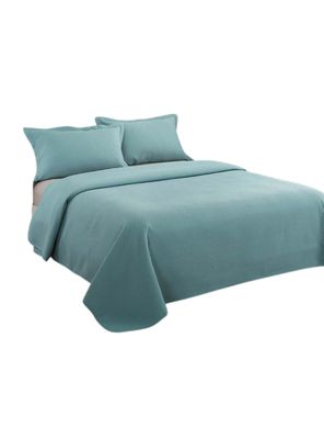 Quilt Atenas 2 Plazas Illusions Diseño Moderno Aqua