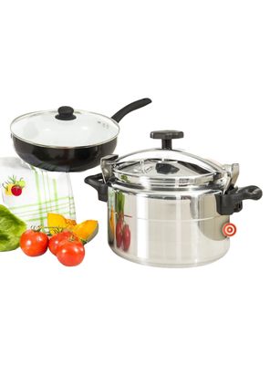 Olla A Presión Línea Fast Cook De 9 Litros Marca Doral