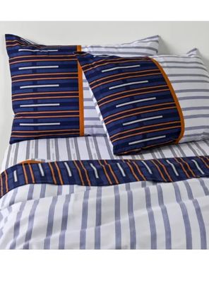 Sabanas Cannon 2 Plazas 144 Hilos Trazos azul