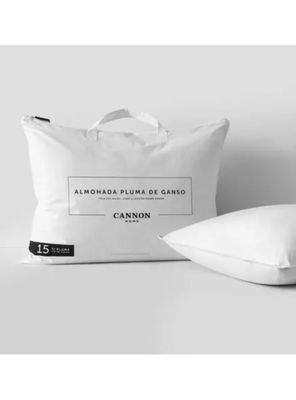 Almohada Goose Down Pluma De Ganso Cannon 15% Pecho 50x70