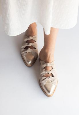 Babucha Mujer / Kiwi Niquel Beige