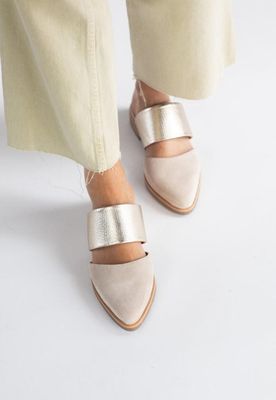 Babucha Mujer / Gaviota Beige Niquel