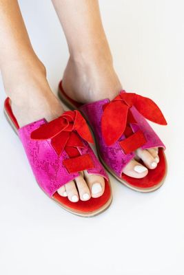 Sandalia Mujer / Salina Fucsia Rojo