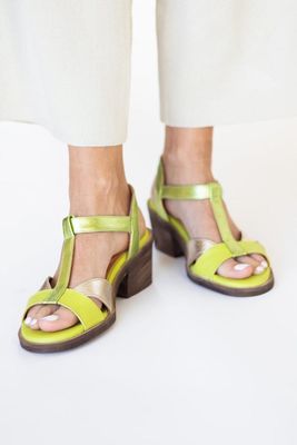 Sandalia Mujer / Sauco Verde Niquel