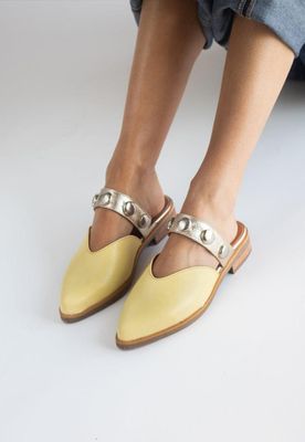 Imagen 2 del producto Babucha Mujer / Pibi Amarillo Niquel