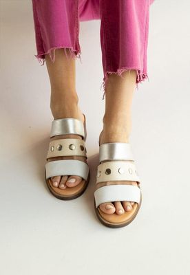 Sandalia Mujer / Piden Metálico