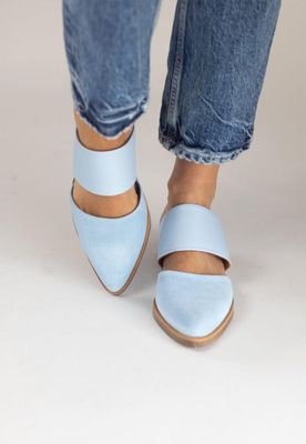 Babucha Mujer / Gaviota Celeste