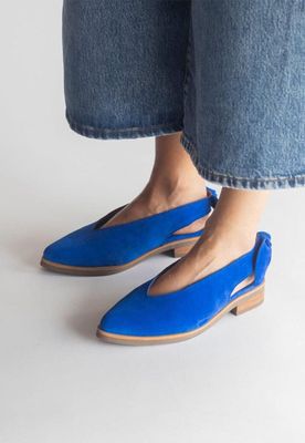 Zapato Mujer / Guindo Azul Claro