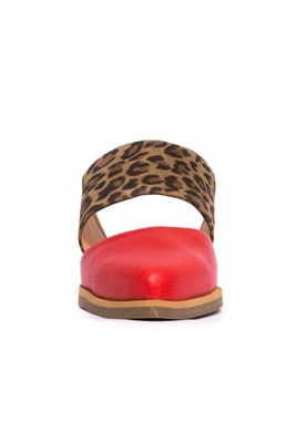 Imagen 2 del producto Babucha Mujer / Gaviota Leopardo Rojo