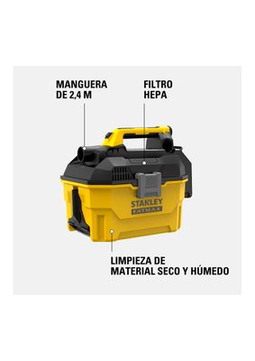 Imagen 2 del producto Aspiradora Inalámbrica Alta eficiencia 20V STANLEY SCV002-B2