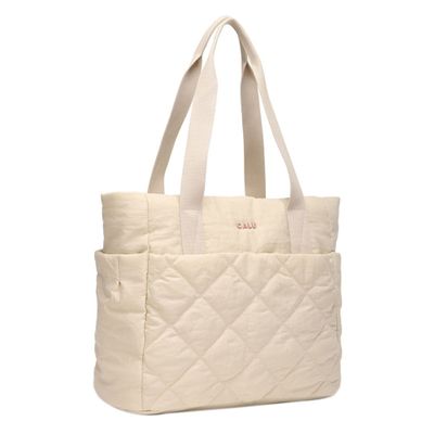 Bolso Mujer Magnolia Acolchado Beige Calu