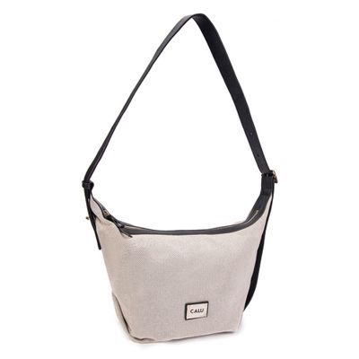 Cartera Bandolera Textura Ainhoa Negro Calu