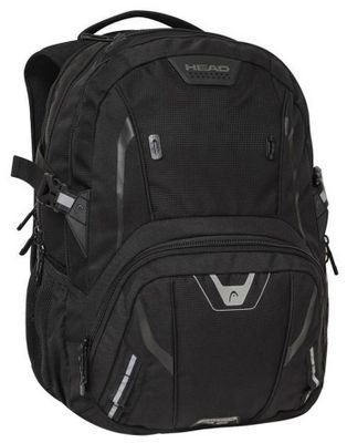 Imagen 1 del producto Mochila Porta Laptop Sahara Negro Plata Head