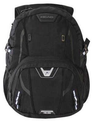 Imagen 2 del producto Mochila Porta Laptop Sahara Negro Plata Head