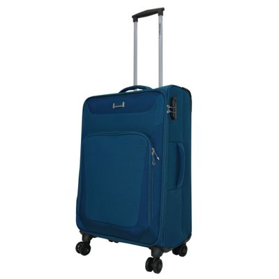 Maleta Blanda Madrid M 8 Ruedas Azul Head