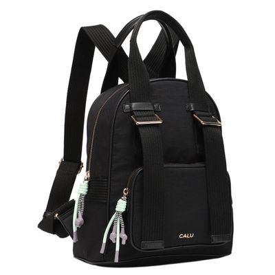 Mochila Mujer Ophelia Pastel Negro Calu