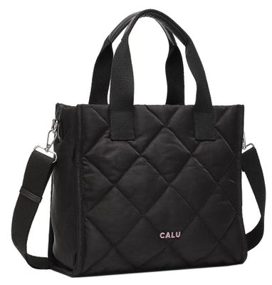 Imagen 1 del producto Cartera Tote Helena Acolchada Negro Calu