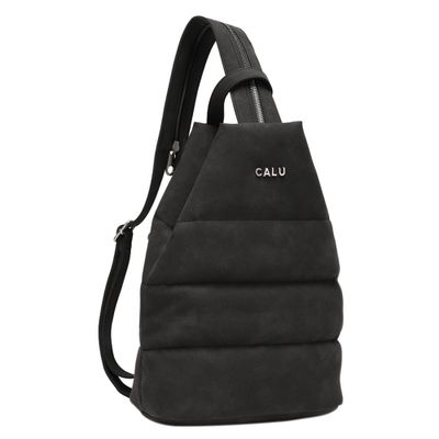 Mochila y Crossbody Amelie PU Negro Calu