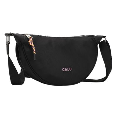 Cartera Bandolera Leonor Negro Malva Calu