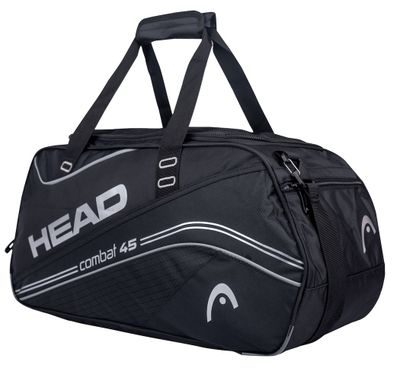 Bolso Deportivo New Combat 45 Negro Plata Head