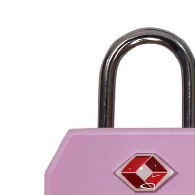 Imagen 2 del producto Candado TSA con llave Rosado Gum Head