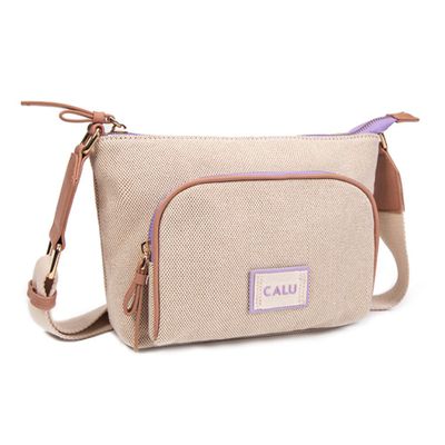 Cartera Texturas Cayetana Camel Calu