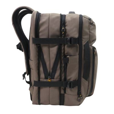 Mochila De Viaje Expandible Shark Waterproof Cafe Head