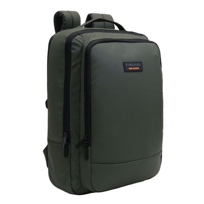Mochila Ejecutiva Expandible Trip Reverse Verde Militar Head