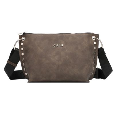 Imagen 2 del producto Cartera Bandolera Adisa PU Desgastado Café Calu