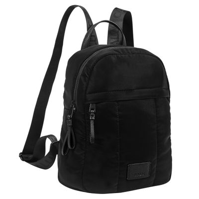 Mochila Clementine Look Clásico Negro Calu