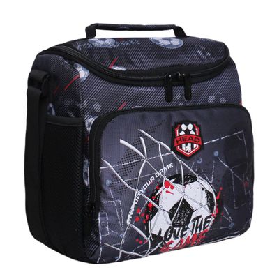 Lonchera Escolar Freeze Futbol Negro Head