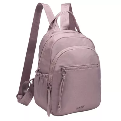 Mochila Mujer Alberta Microfibra Malva Calu