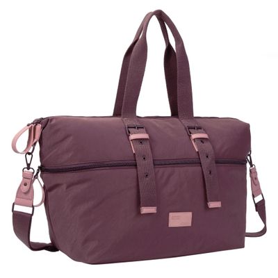 Bolso Cartera Expandible Montana Burdeo Calu