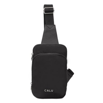 Imagen 2 del producto Crossbody Ligero Cloe Microfibra Negro Calu