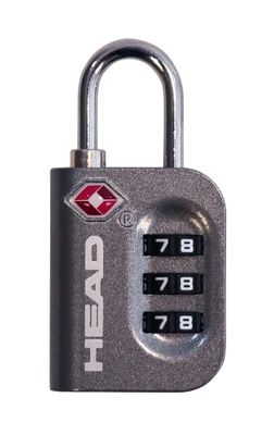 Candado Viaje Metálico Tsa Gris Head