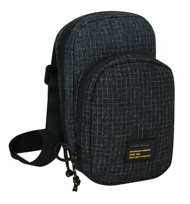 Porta Documentos Vip Ripstop Negro Gris Head