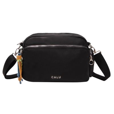 Imagen 2 del producto Cartera Bandolera Louisa Microfibra Negro Calu