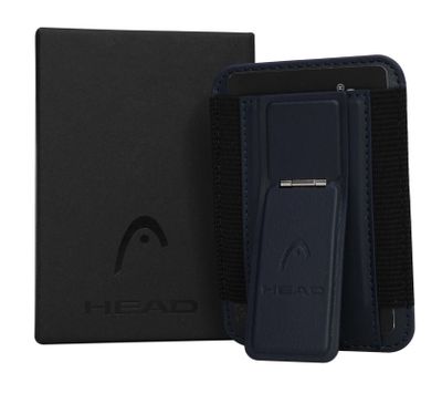 Billetera Tarjetero Magnético Magsafe Cayman Azul Head