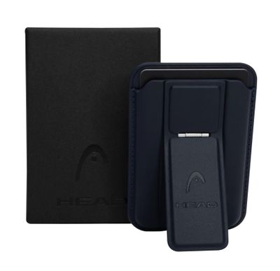 Billetera Tarjetero Magnético Magsafe Cayman Azul Head