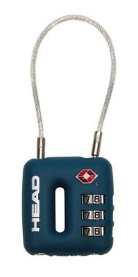 Candado Viaje Cable Tsa Petroleo Head