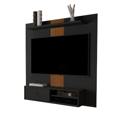 RACK PARED NEGRO BE CARAMELO