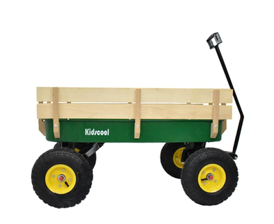 Imagen 2 del producto CARRITO DE ARRASTRE WAGON VERDE KIDSCOOL