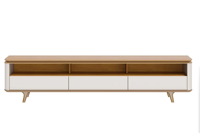 Imagen 2 del producto RACK TV STAND ARC 14233 1.8 BLANCO/CARAMELO