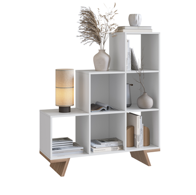 Imagen 2 del producto ESTANTE CON 6 ESPACIOS BLANCO NOBU EMOVELL