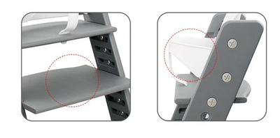 Imagen 2 del producto SILLA DE COMER MILANO GRIS